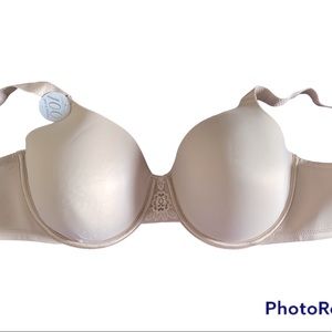 NWT VANITY FAIR NUDE BEIGE BRA